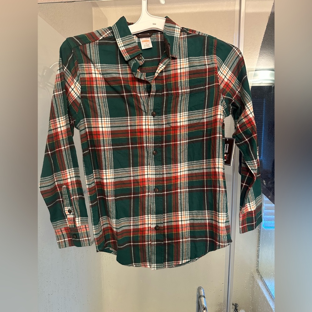 Boys Flannel Collared shirt-size 10